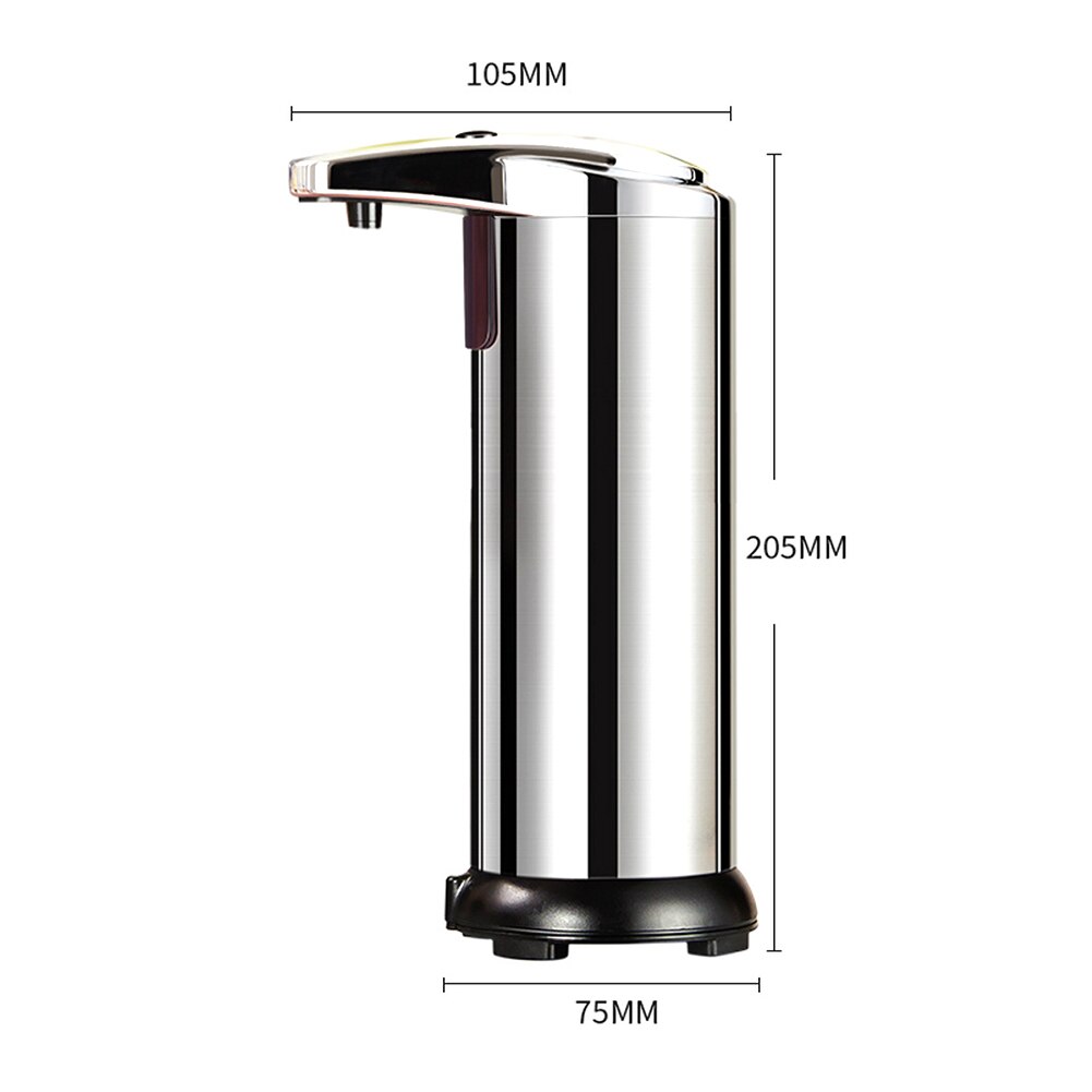 250Ml Touchless Badkamer Automatische Zeepdispenser Rvs Aanpassing Zeepdispenser Keuken