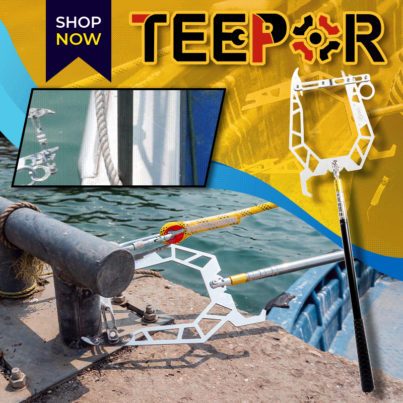 TEEPOR Boat Hook Easy Long-distance Threader)