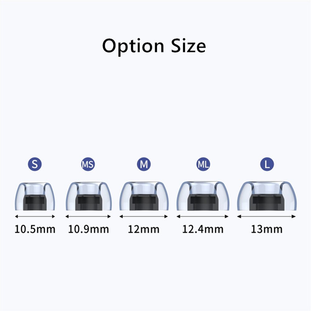 Feaulle Latex H370 TWS Eartips Cover Ear Cap Tips for Samsung Budspro Huawei Freebuds4i Oppo Encox Headset Earmuffs