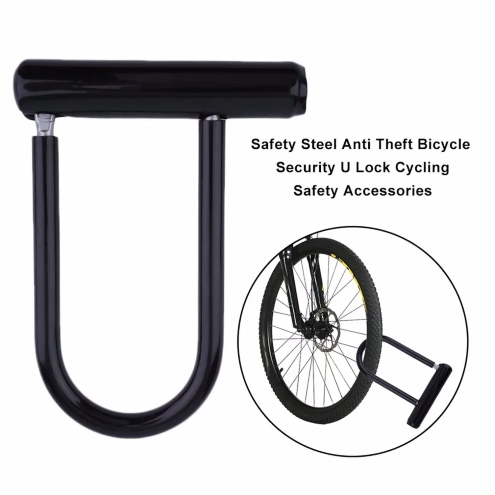 Fiets U Lock Portables MTB Racefiets Wielslot Met Sleutel Anti-diefstal Veiligheid Motorfiets Scooter Fietsen Fietsaccessoires