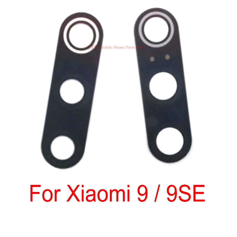 Terug Achteruitrijcamera Glas Lens Onderdeel Voor Xiaomi Mi 9 / 9SE 9 Se Mi9SE Mi9 Hoofd Back Camera lens Glas Cover Met Sticker Deel