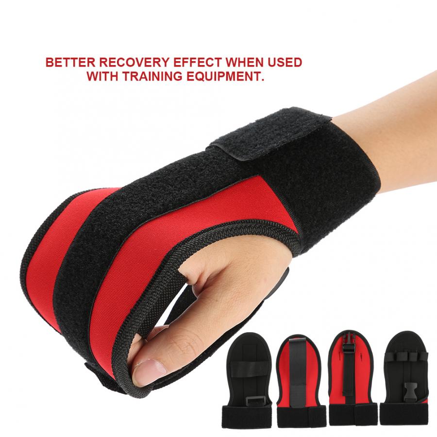 Revalidatie Vinger Handschoenen Brace Ademend Anti-Slip Extra Vaste Hand Vuist Beroerte Hemiplegie Patiënt Training Painrelieve