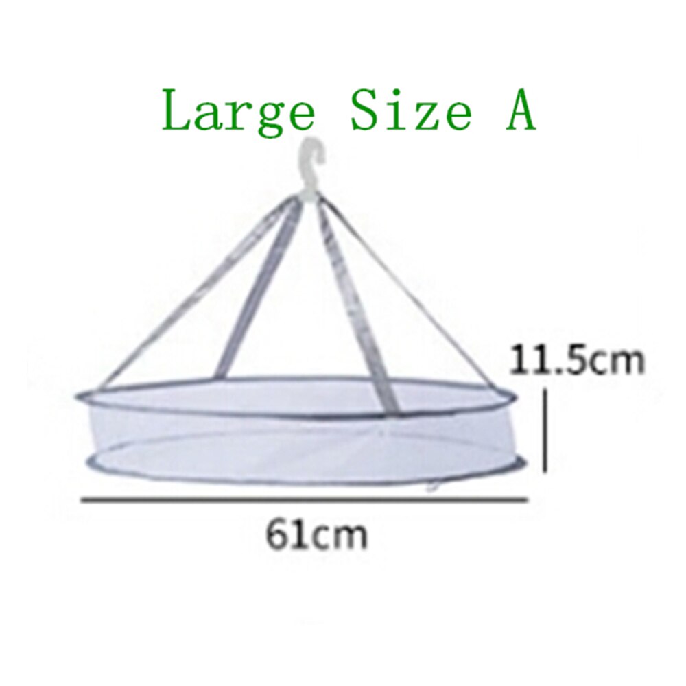 Opvouwbare hangmand, droogrek, net, hanger: Grijs la