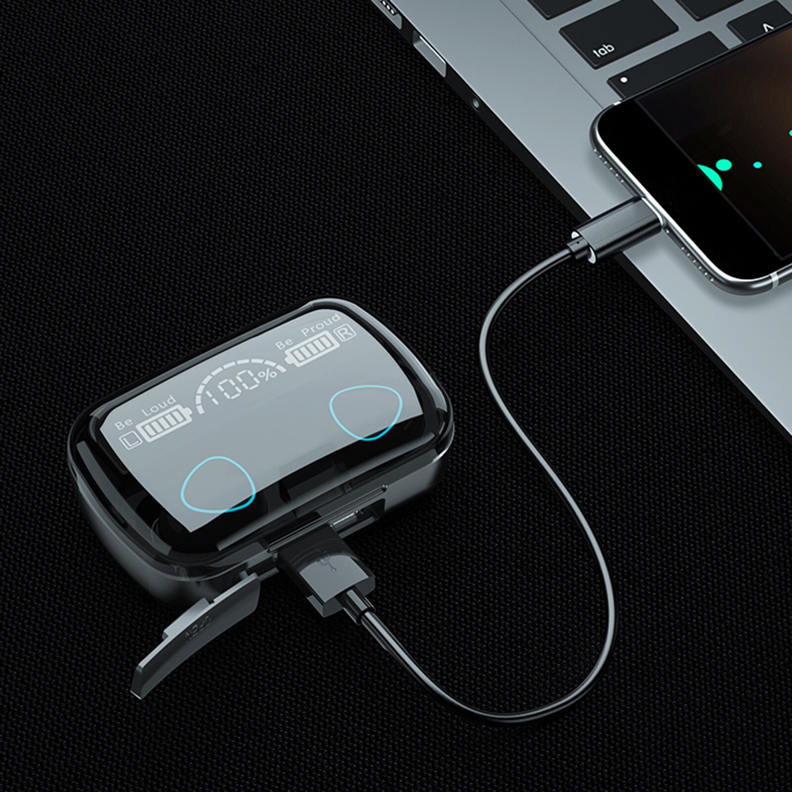 Mini écouteurs sans fil Bluetooth, oreillettes avec micro, mains libres, pour tous les téléphones Samsung Huawei Xiaomi,