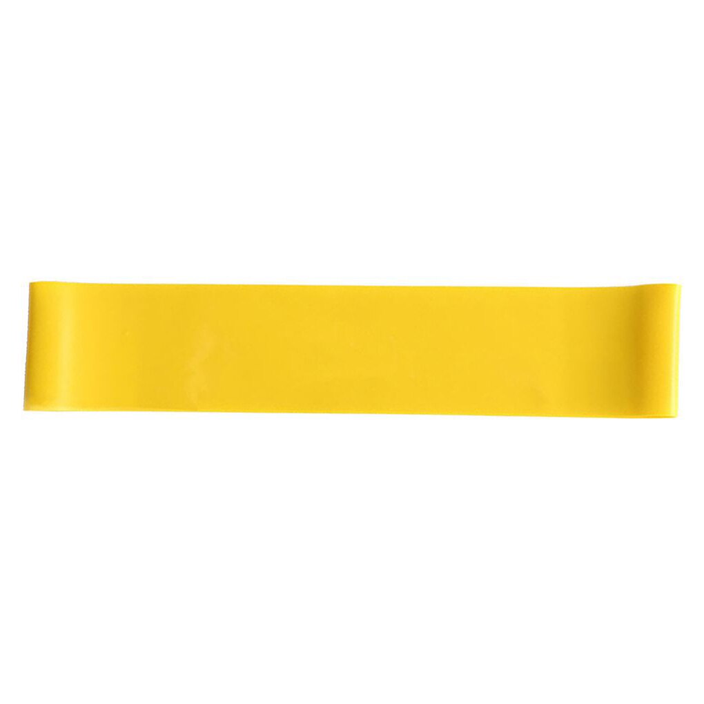 Yoga Weerstand Band Indoor Outdoor Fitness Krachttraining Latex Elastische Weerstand Band: YELLOW