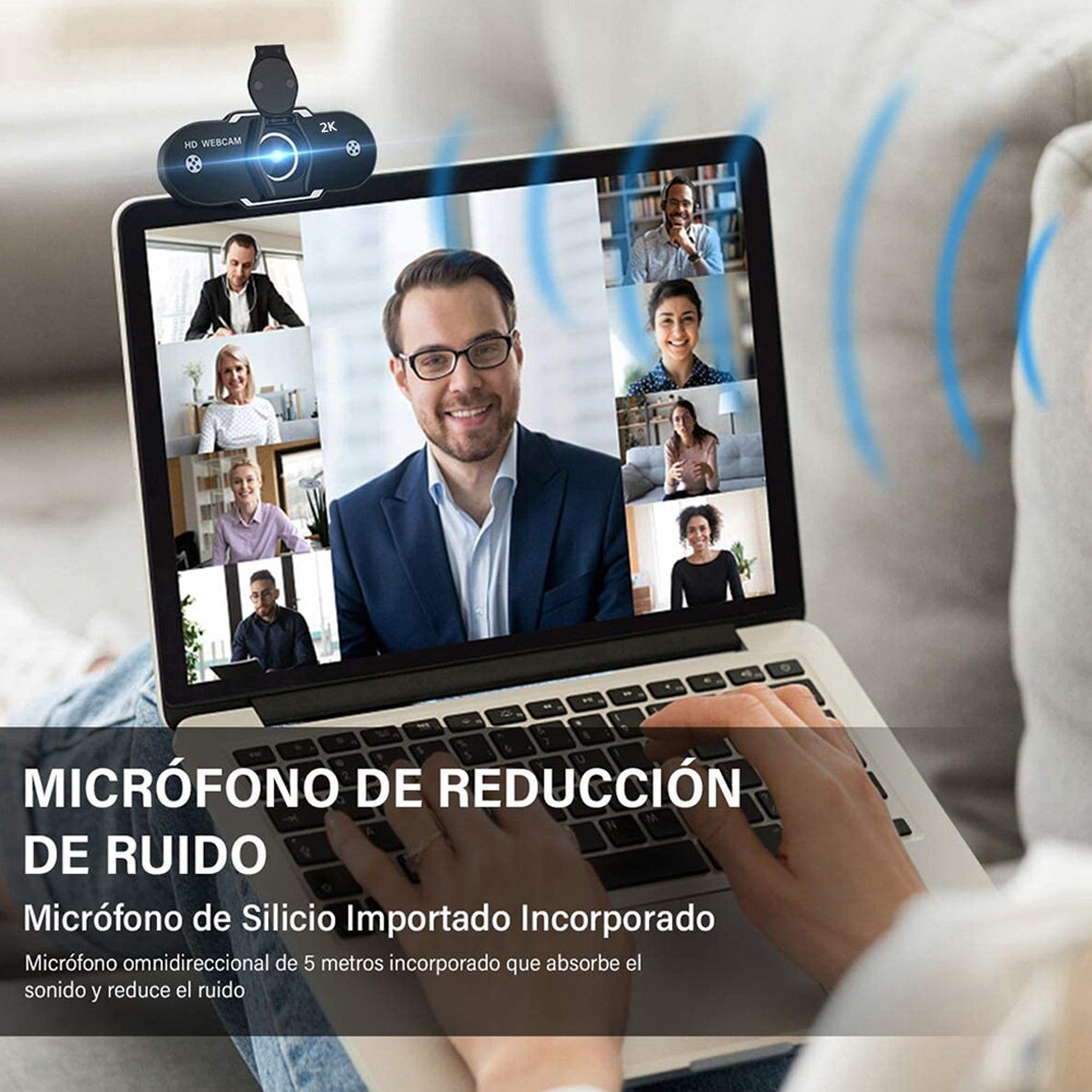 2K Full HD USB Webcam Video Online Teaching Conference Computer Web Camera