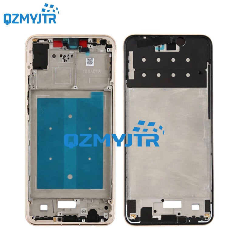 For Huawei nova 3 Middle Frame Front housing lcd holder Rear Bezel Plate Chassis+Power Volume Button PAR-LX1 INE-LX2 PAR-AL00