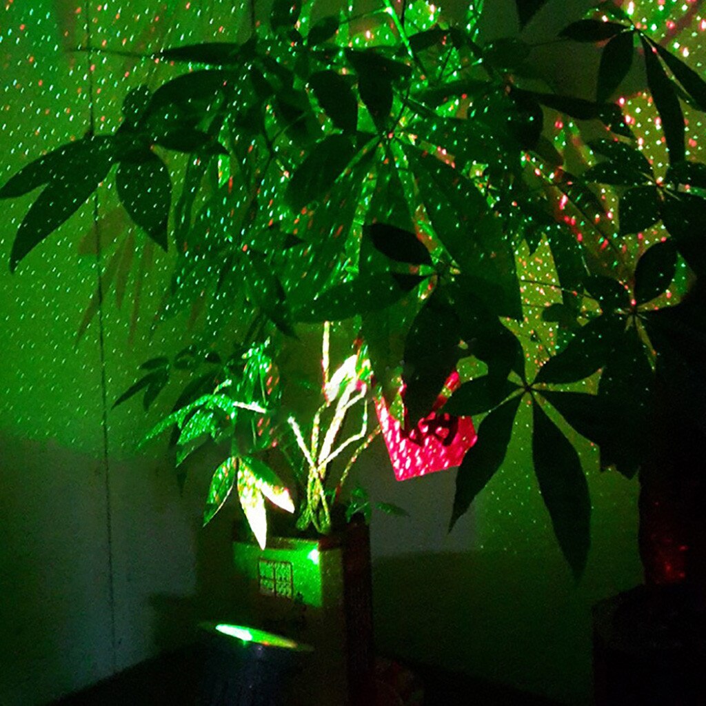 Outdoor Party Waterproof Spotlight Light Projector Star Showers Remote Control