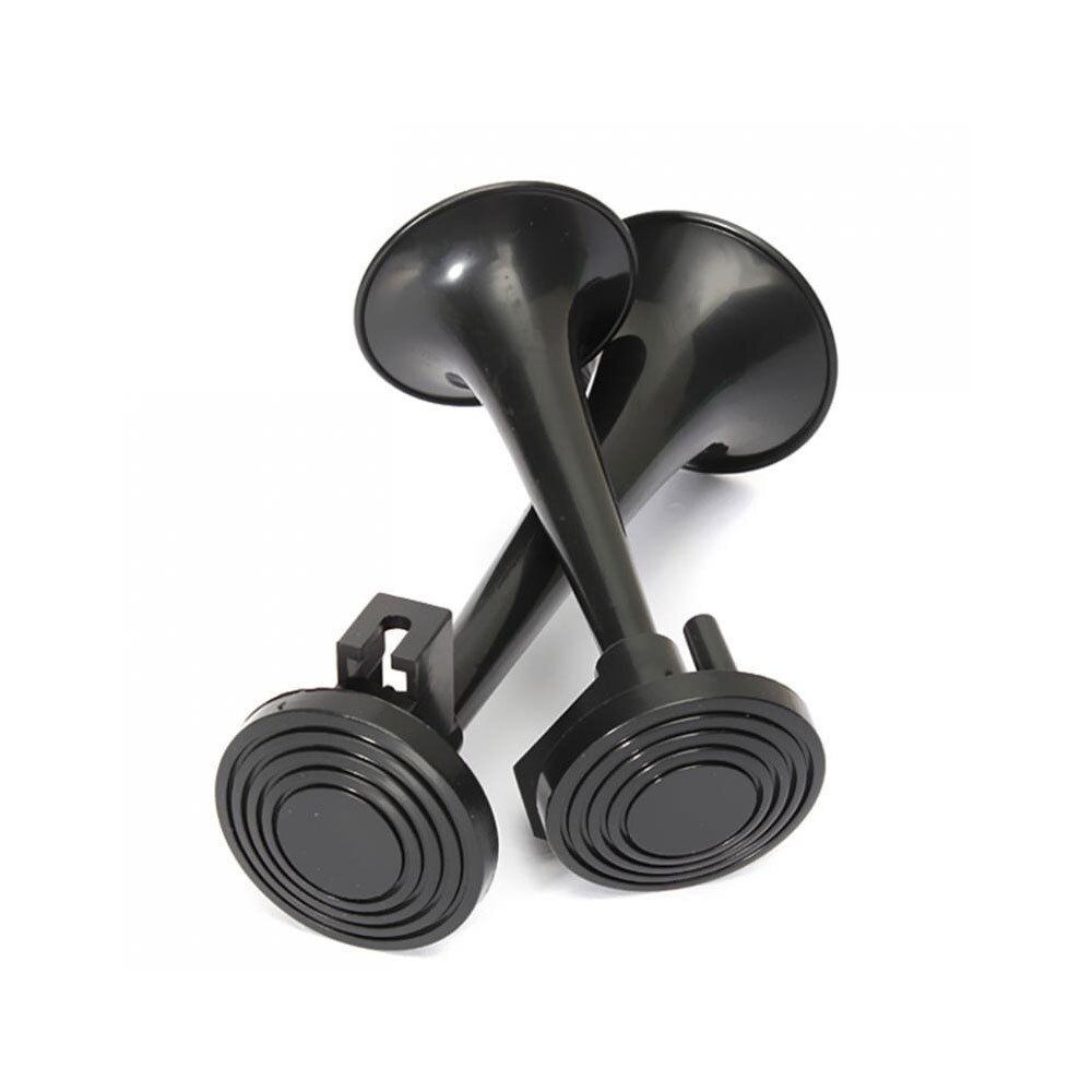 12V Double Tube Car Air Pump Horn Pneumatic Air Alarm Horn Car Accessories Auto horn signal for auto