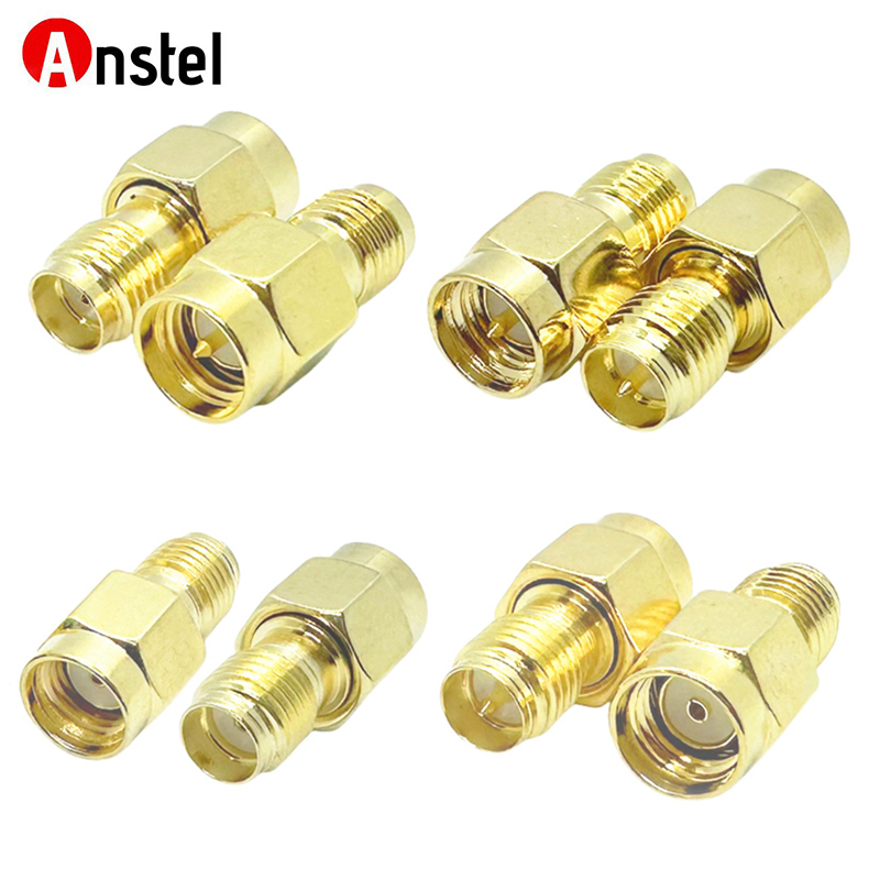 Sma Mannelijke Vrouwelijke Adapter Kit Straight Sma Mannelijke Vrouw RP-SMA Vrouwelijke Coax Connector Voor Radio Wifi Antenne Verlengkabel