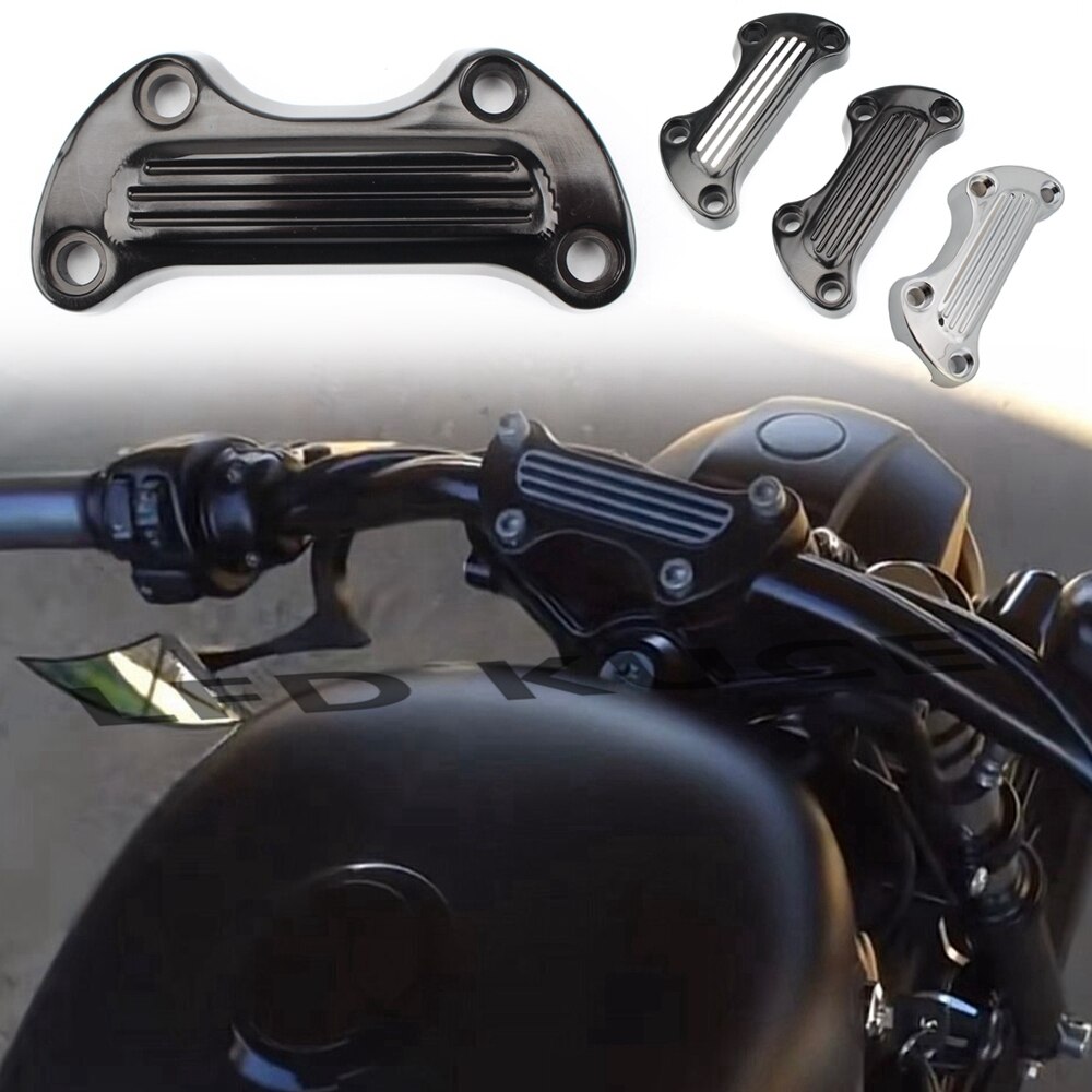 Motorrad Lenker oben Klemme Steigleitungen Für Dyna Electra gleiten Softail ausbrechen FXSB Fett Junge FLSTF Sportster 1200 883 Eisen XL883N