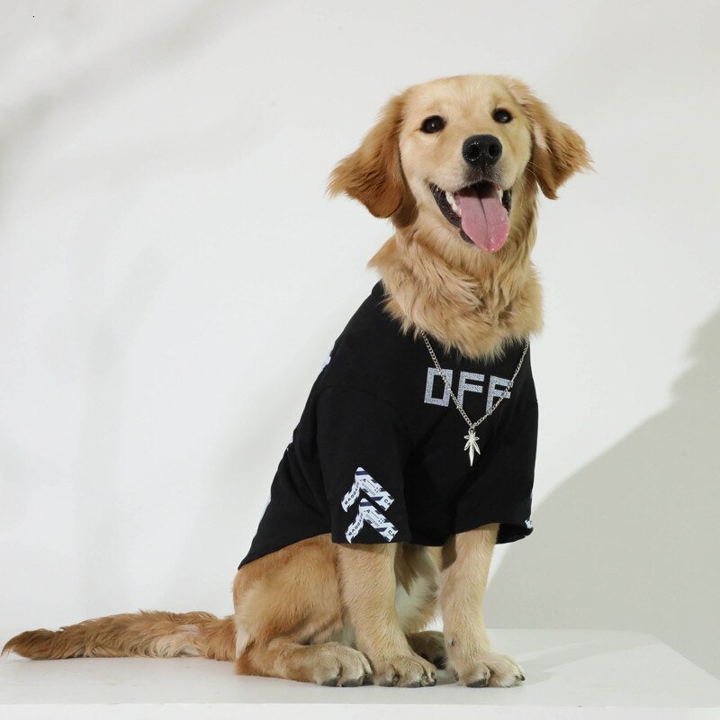 Ubrania dla dużych psów wiosną i jesienią czystej bawełny ubrania dla psów Labrador Golden Retriever Doberman ubrania dla psów akcesoria dla psów
