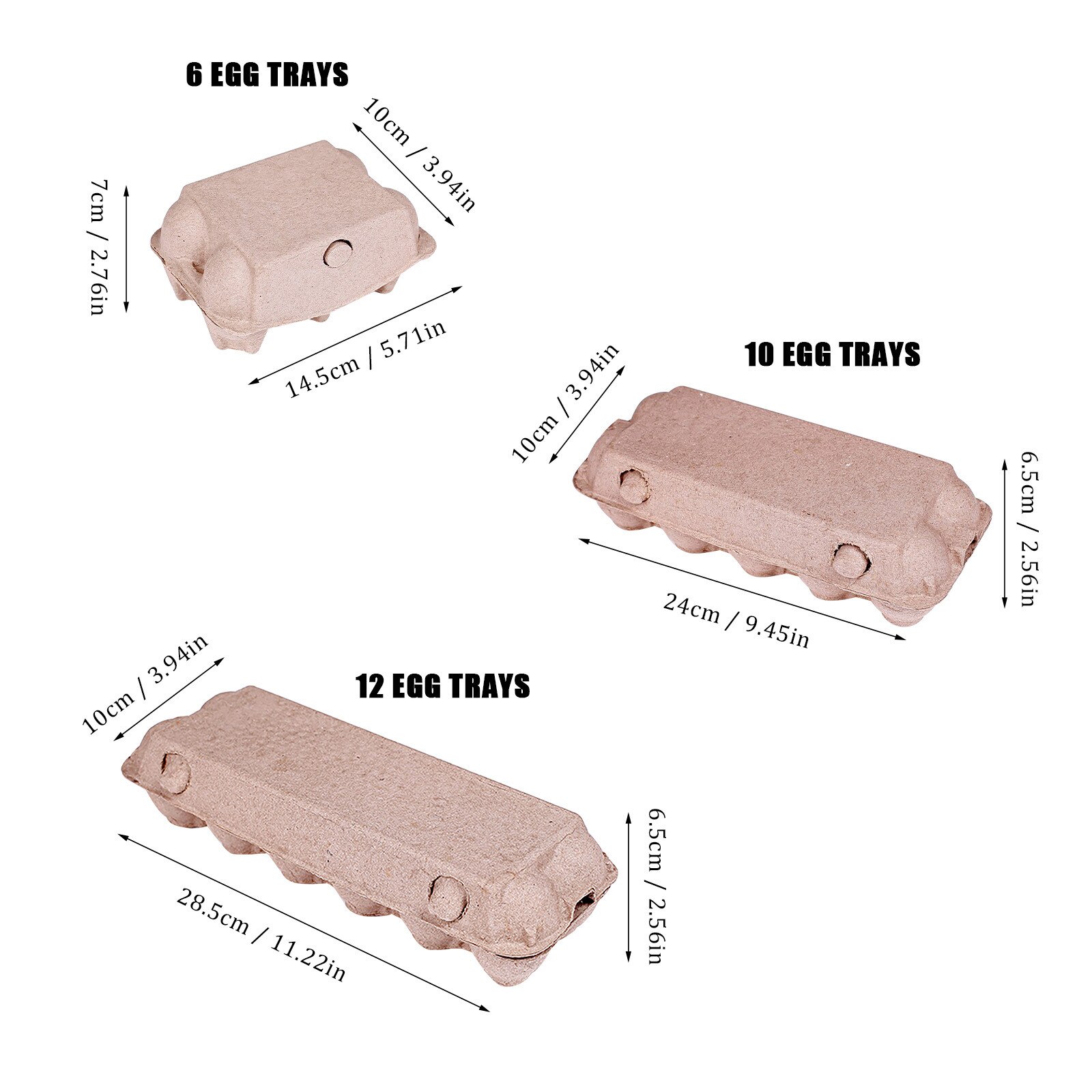 Pulp Egg Tray With Buckle Paper Eggs Cartons Reusable Eggs Cartons For Storing Fresh Pasture Raised Eggs Anti-Collision c50