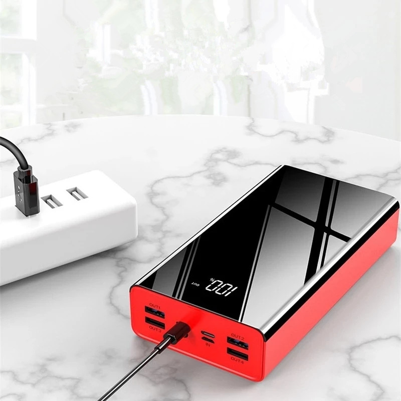 100000mAh Power Bank o dużej pojemności podróży na zewnątrz przenośne szybkie ładowanie 100000mAh Poverbank dla Xiaomi Samsung IPhone