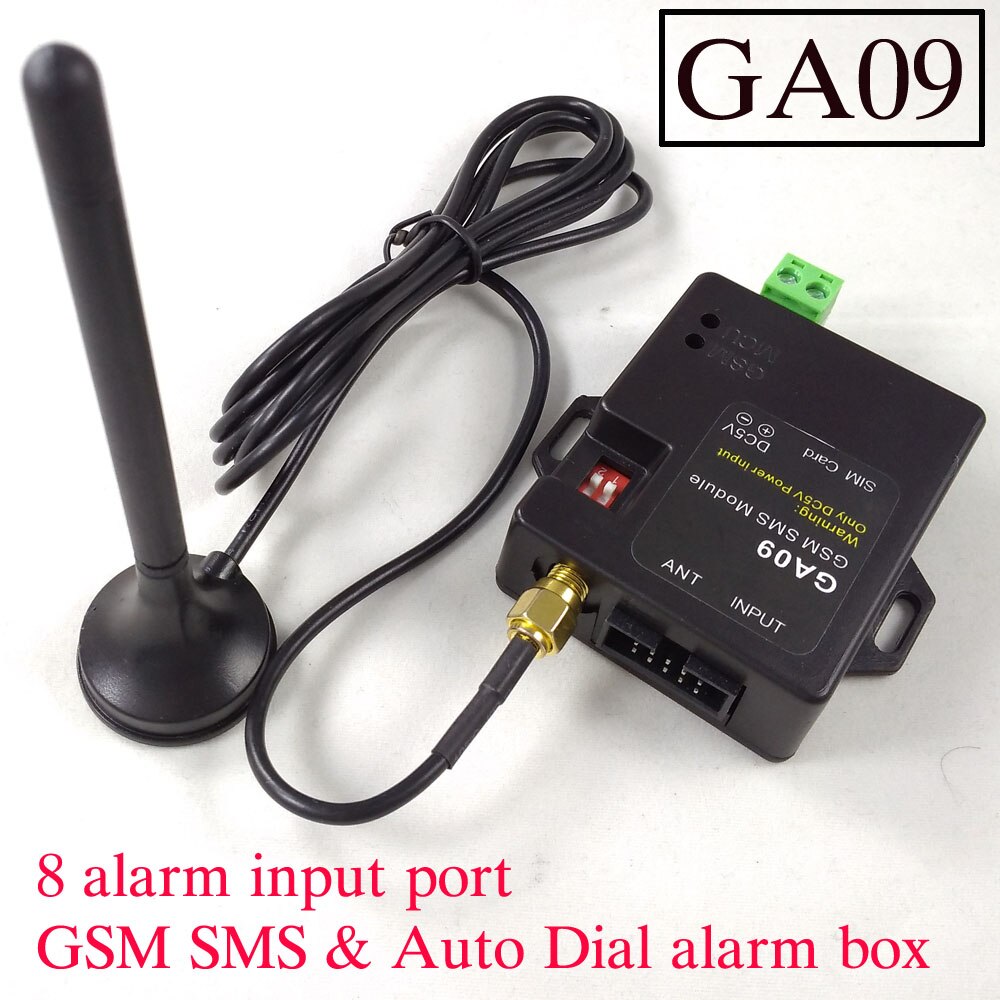 Sistema de alarma GSM GA09, alarma inalámbrica SMS, control por aplicación, seguridad para el hogar e industrial,