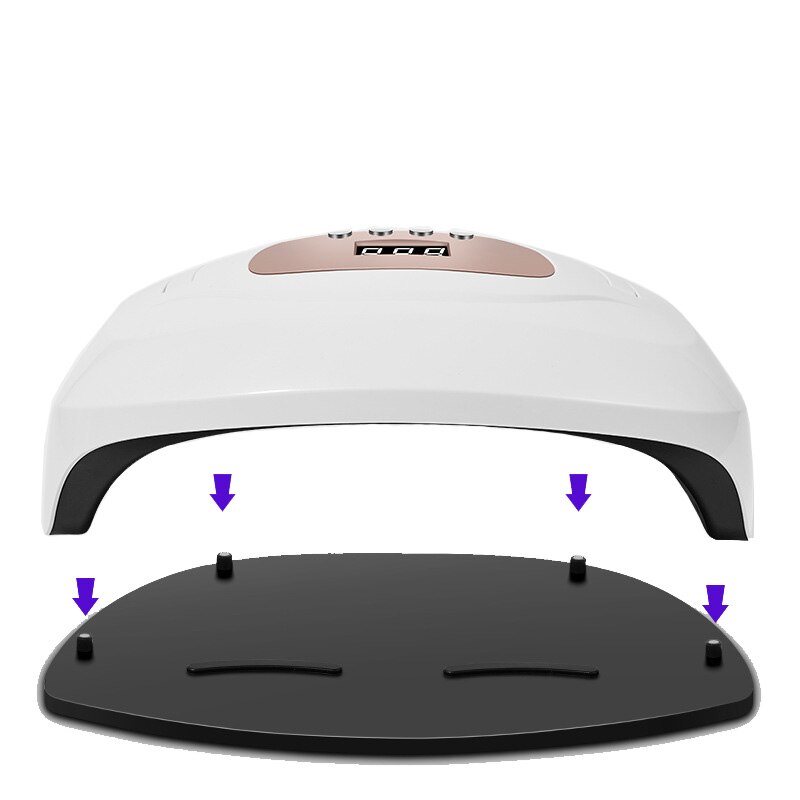 SUN X8 Max-Lámpara de uñas LED UV, secador de uñas de 120W, 57 LED, secado rápido, 10S, 30S, 60S, 99S, potente secador de uñas