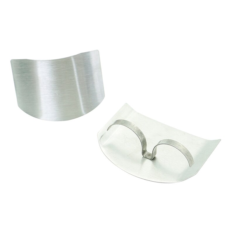 1 stuk vingerbeschermer beschermt vingers, handbeschermer, mesbeschermer, vingerbeschermer, gereedschap, roestvrijstalen keukengereedschap, gadgets