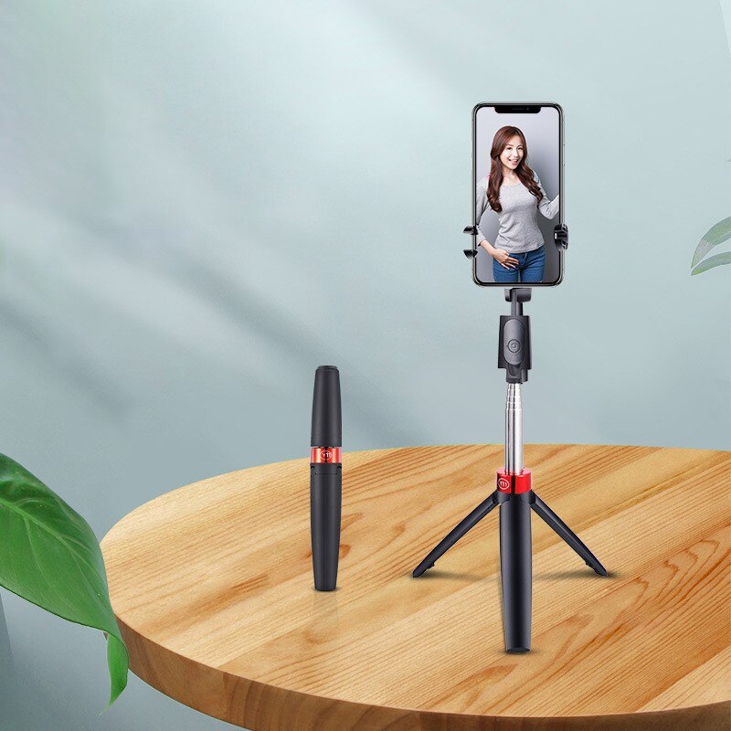 Nowy bezprzewodowy statyw Selfie Stick uchwyt robić xiaomi iPhone Huawei 3 w 1 obrotowy telefon uniwersalny statyw selfie kije