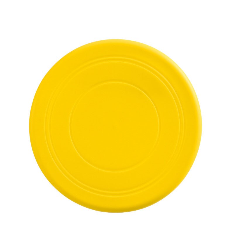Platillo volante de plástico divertido para perro, juguete para mascotas, discos voladores resistentes, mordedores, adiestramiento de cachorros, 1 unidad: Yllow
