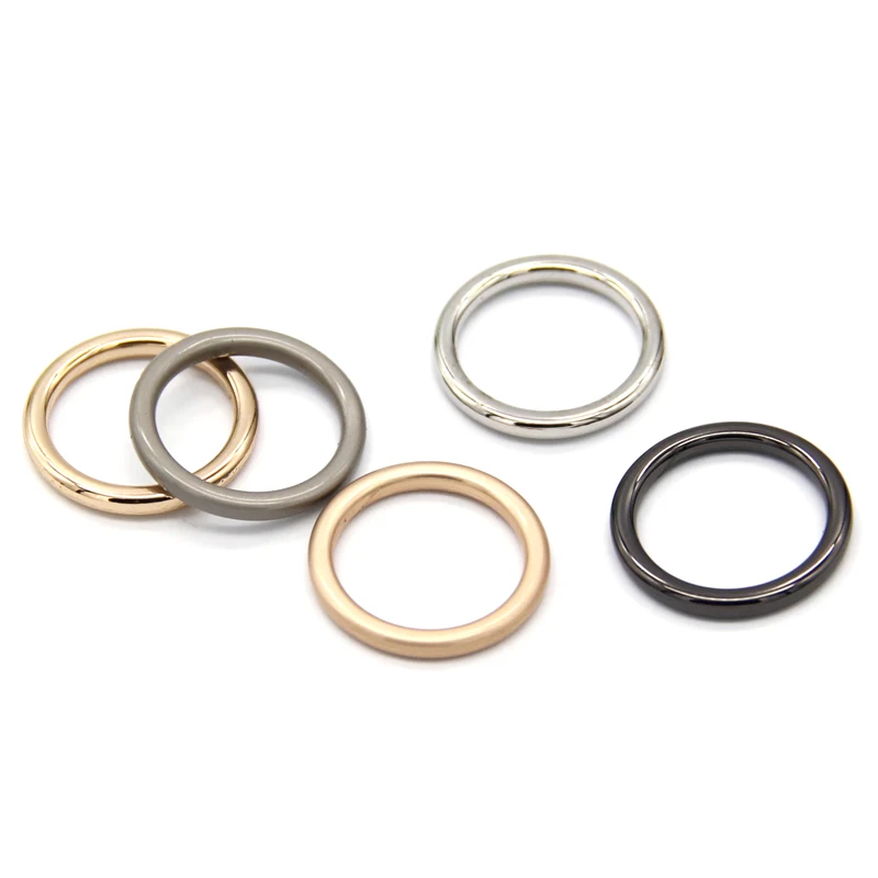 HENGC, hebillas redondas grandes de Metal con anillo redondo, tela de cierre para cinturón de cuero, zapatos, bolsos, prendas de vestir, costura de , manualidades DIY,