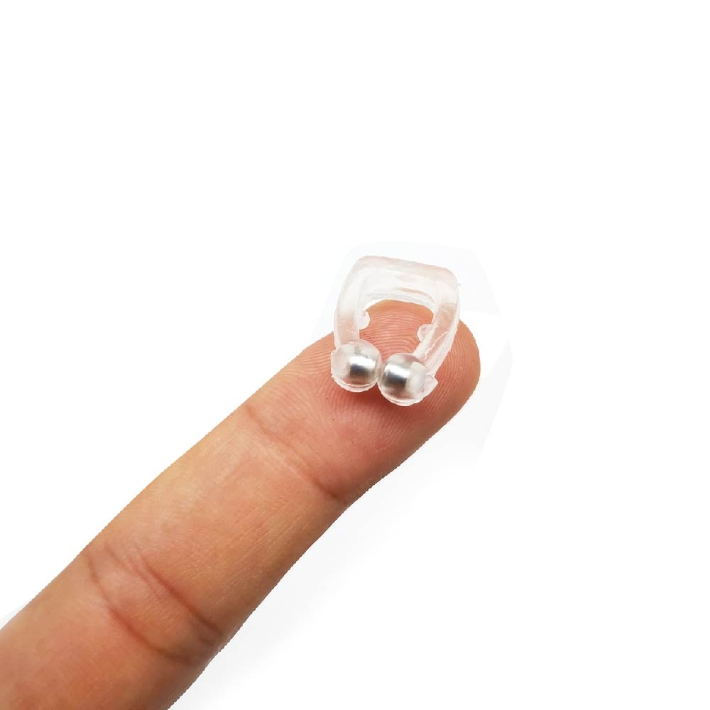 Mini anti snarkning snarkstoppare silikon näsklämma sleep noise guard sova dropshopping populärt