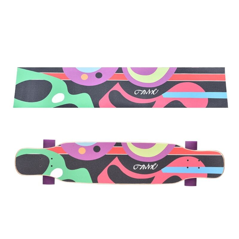 47 x 10 " 4 -stil sport utomhus skateboard longboard dansbräda dubbel rockerbräda vattentät griptape ark klistermärke