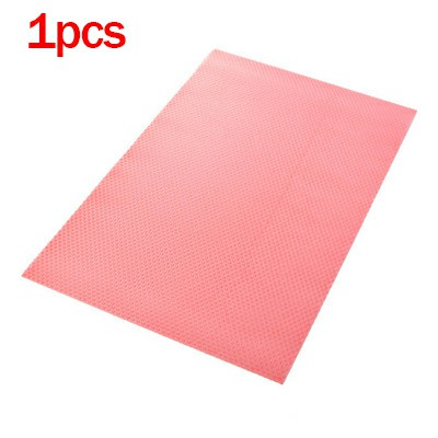 Kühlschrank Kühlschrank Matten CanAntibacterial Antifouling Pad matt Kann Geschnitten Werden Gewaschen Schrank matt Gemüse Obst Schaum Pad Küche matt: 1Stck Rosa