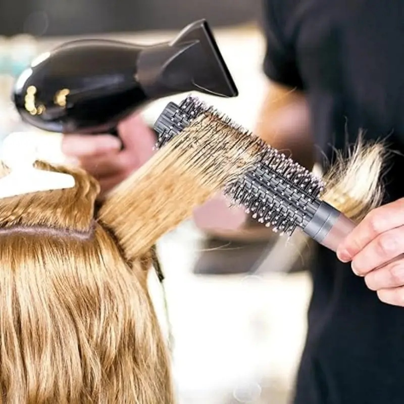 Set van 3 haarkammen, een luchtkussenkam, een krulkam, geschikt voor dagelijks gebruik thuis en in de kapsalon.