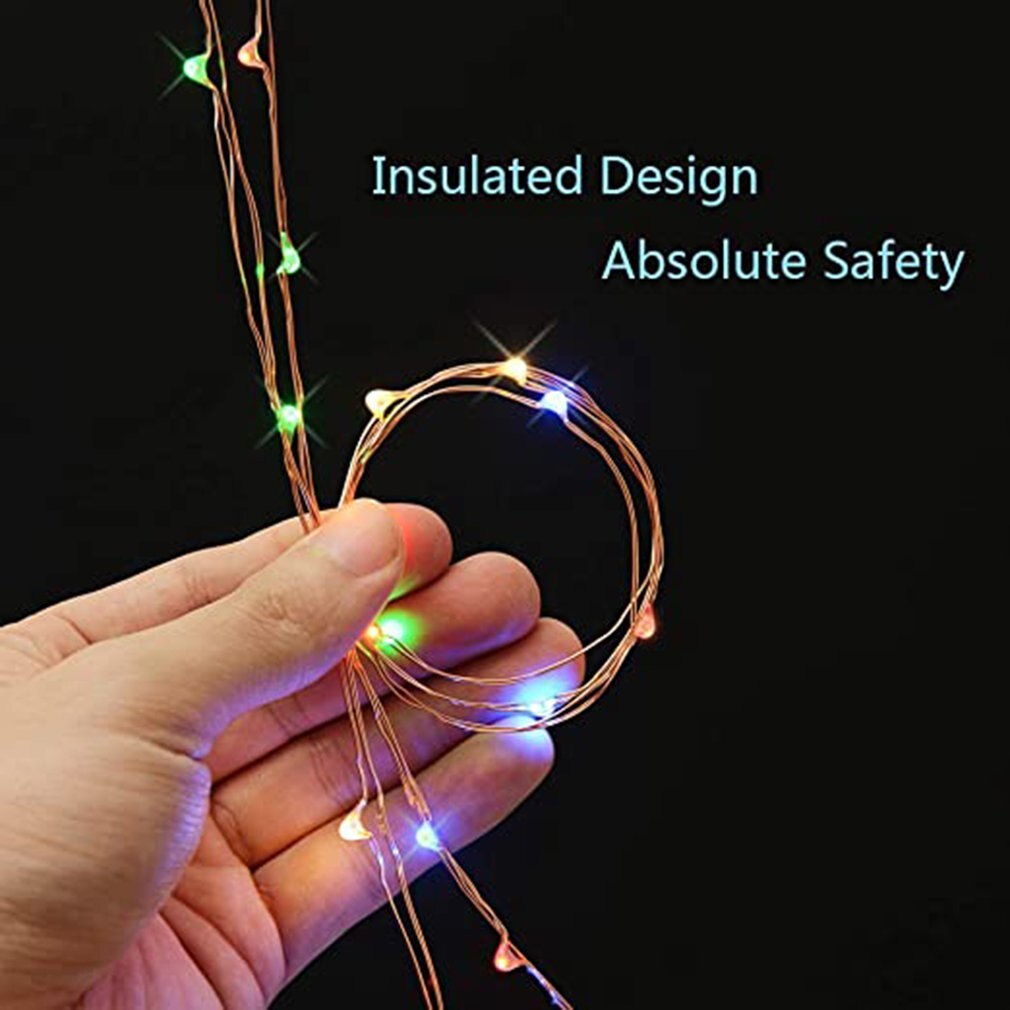 Usb Remote Control Copper Wire Light String Christmas Day Wedding Decoration Led Copper Wire Star Lights