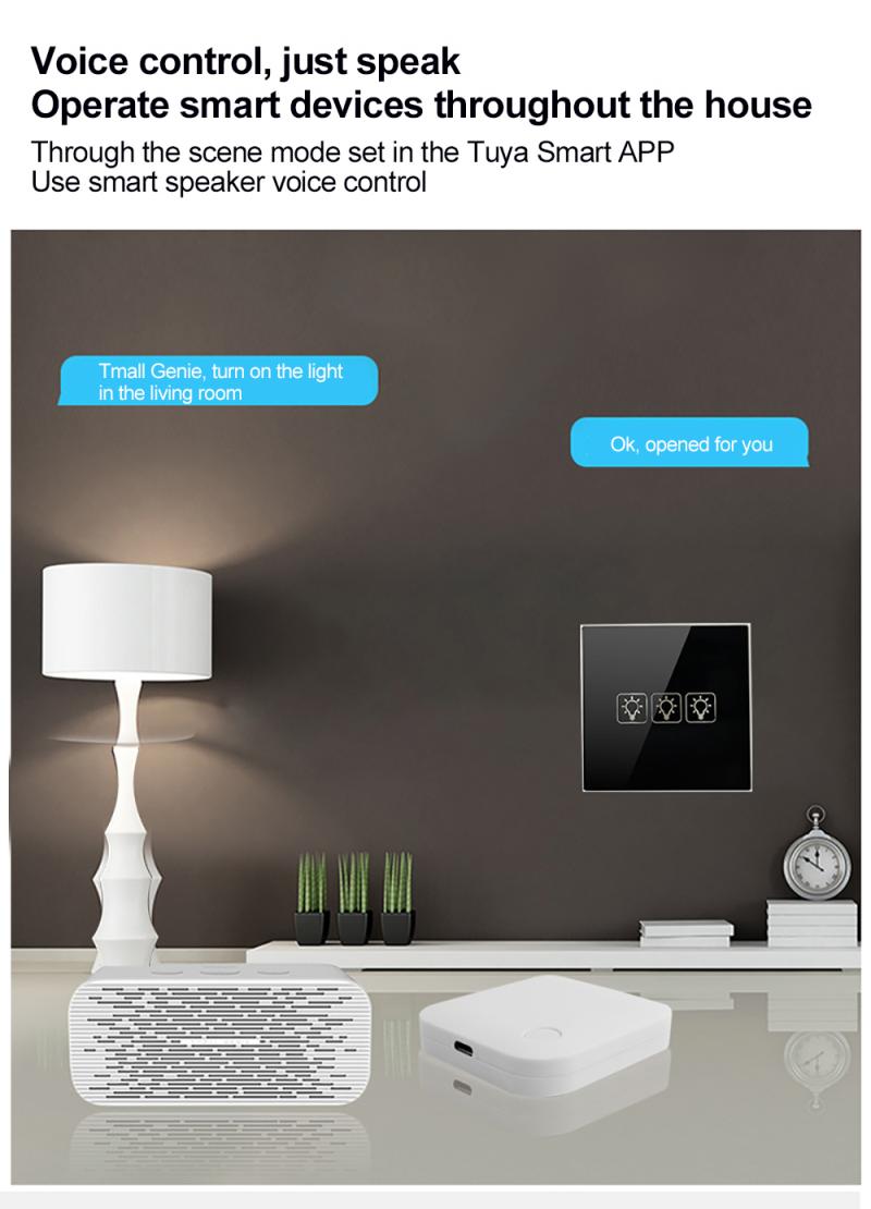 Tuya Zigbee Brug Smart Home Zigbee Gateway Hub Afstandsbediening Zigbee Apparaten Tuya Smart Zigbee + Wifi Gateway Smart Home