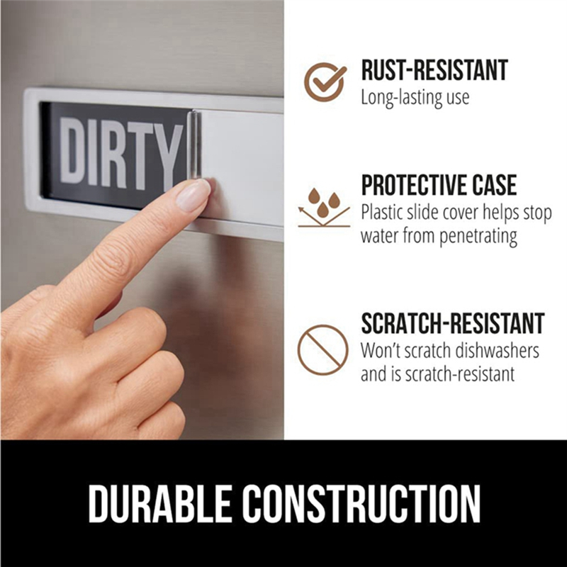 Dishwasher Clean and Dirty Magnet Sign, Heavy Duty Shutter Magnets for Dish Washer, Kitchen Accessories
