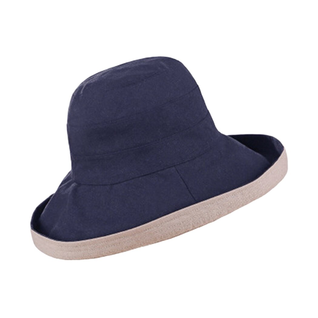Liva Girl Brand Foldable Summer Beach Sun Hat Big Brim Hats Women Sun Hats Korean Cotton Outdoor UV Protection Sun Hats
