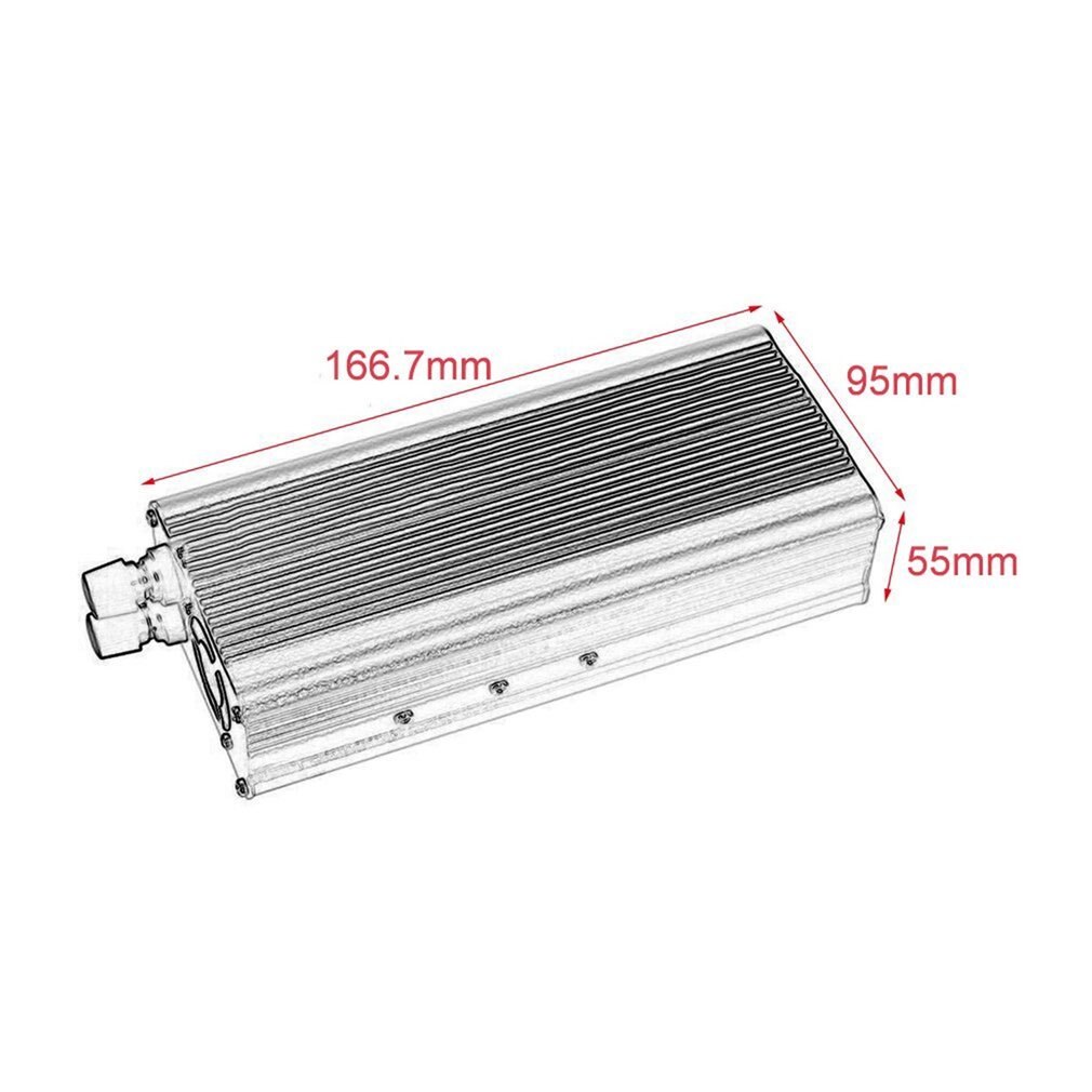 3000w draagbare auto-stroomomvormers, 12v- ingangs voertuigomvormers, aluminiumlegering stroomadapters, omvormers voor op reis