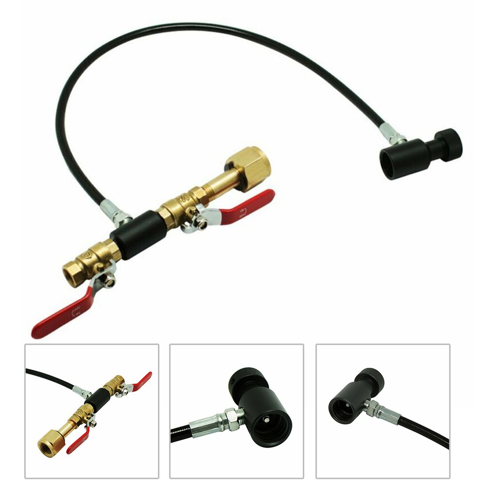 Für SodaStream CO2 Panzer/Zylinder Nachfüllung Bahnhof Füllung Adapter Mit Stecker Schlauch Adapter W 21,8-14 465mm GS96901 GS96902