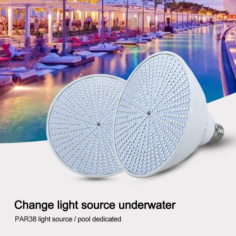 E26 35W Floating Underwater Light Submersible LED Disco Light Glow Show Swimming Pool Tub Spa Bath Light Lamp
