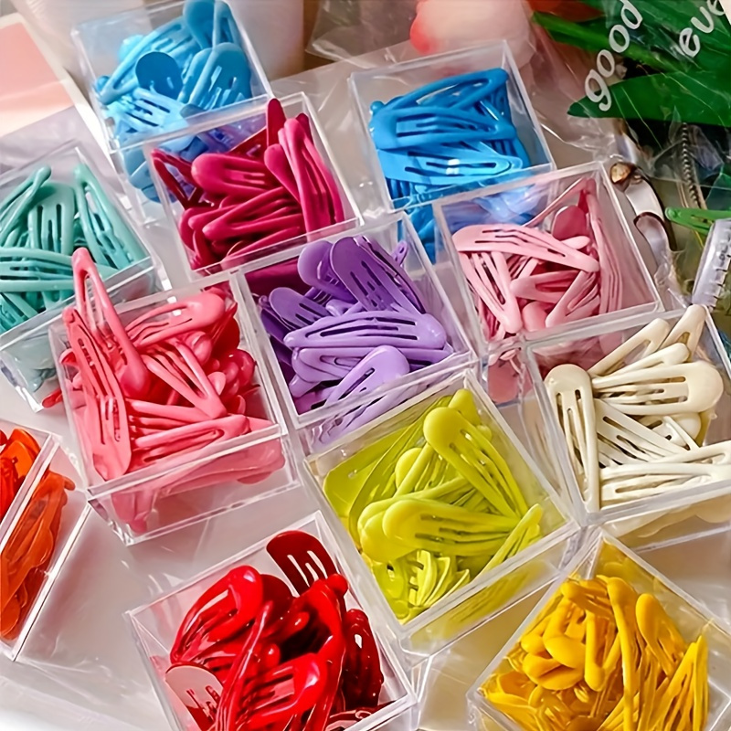 20 stk. pastellfargede, søte, fargerike hårspenner til jenter, stilige hårtilbehør med tegneserietema til låve