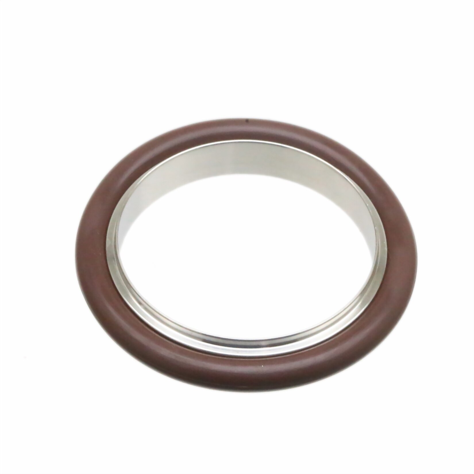 ISO-KF40 NW/KF-40 Vacuum Flange Fitting Stainless Steel 304 Centering + FKM O-Ring (No Hinge Clamps)