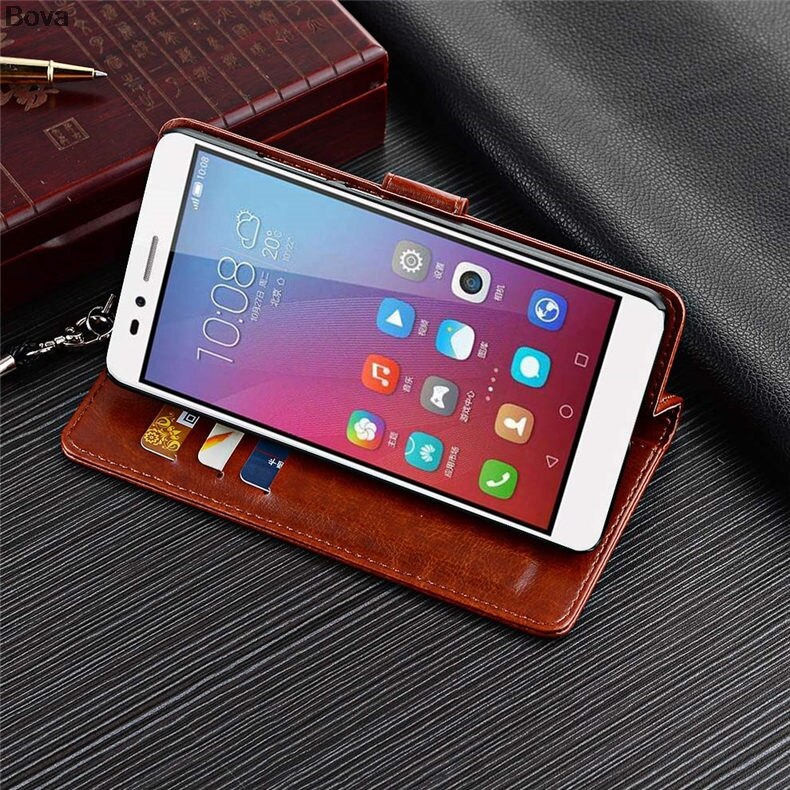 Fundas Huawei honor 5X card holder cover case for Huawei Honor 5X leather phone case ultra thin wallet flip cover