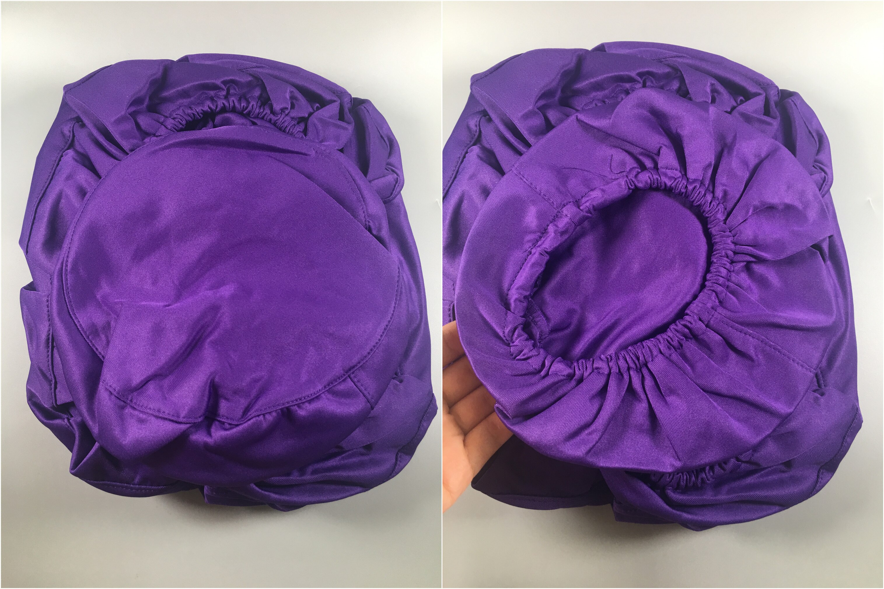 Funda de tela para silla de dentista, Protector de taburete, mangas lavables, respaldo morado oscuro