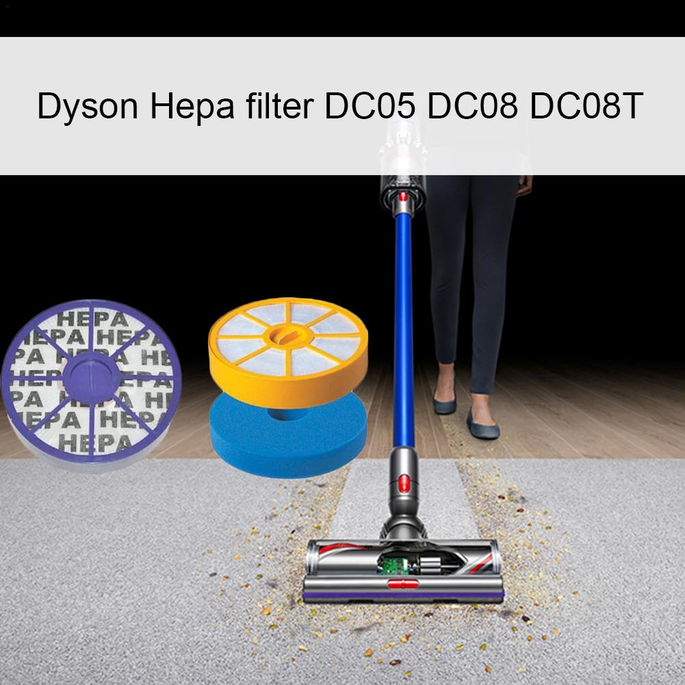 1 x hepa filter dyson  dc05 dc08 dc08t dc08tw indstilling - hepa filter sæt til dyson todelt filter
