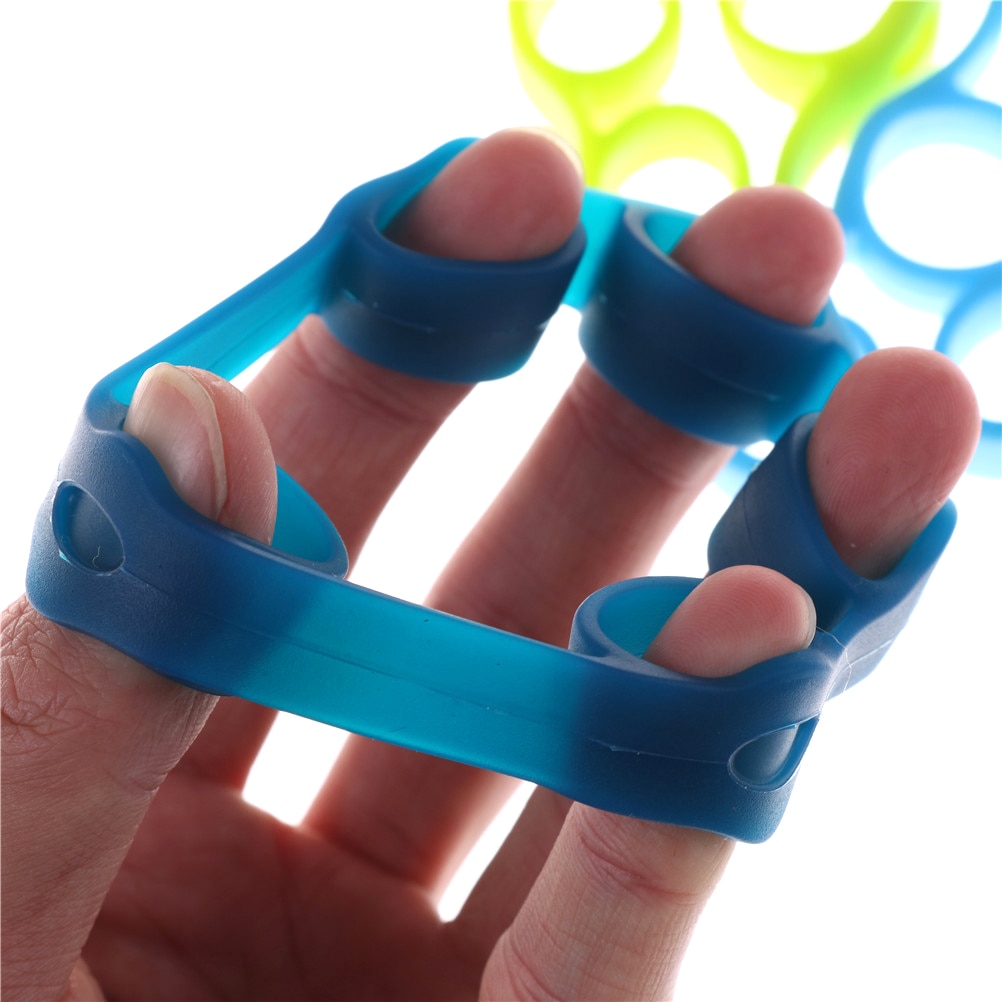 Finger resistance bands Hand Gripper Forearm Wrist Training Stretcher Exercise Pull Ring Grips Expander Fitness Equipment