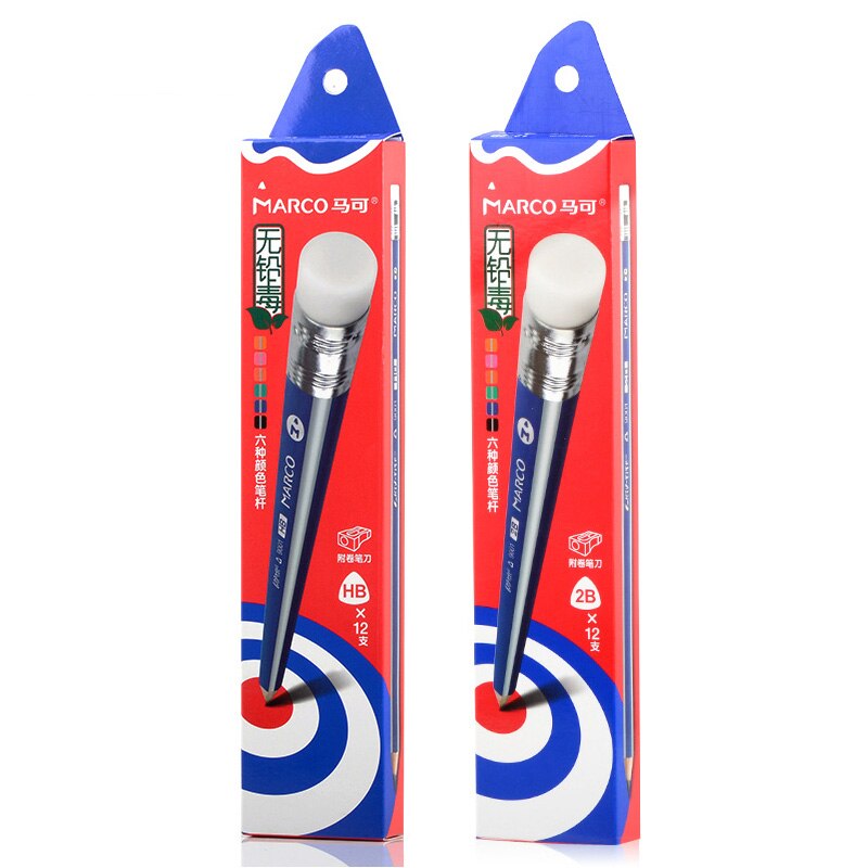 Marco CRIP-TITE 9001E series HB triangle children easy to hold writing pencils