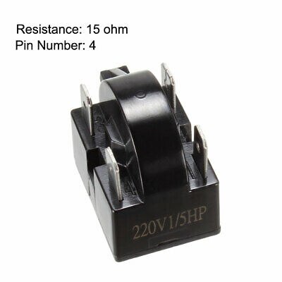 QL2-8.6 PTC Starter 4-polig – Gegengewicht Für Kühlschrankkompressor – Kompakt 3,5 Cm – Für HVAC & Kühlgeräte