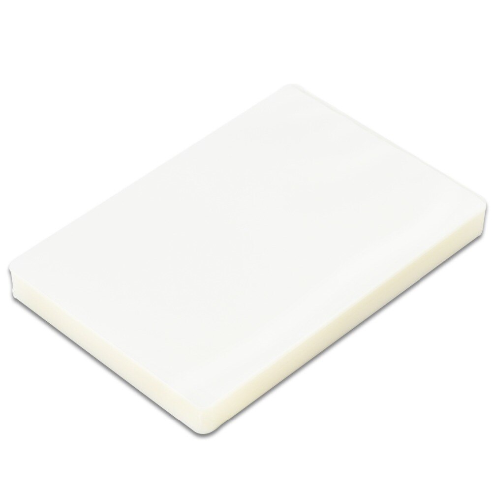 Deli laminator film 8C A4 thick photo film plastic film 100 sheets 216*303 mm PET film and EVA glue 75+50mic 3816