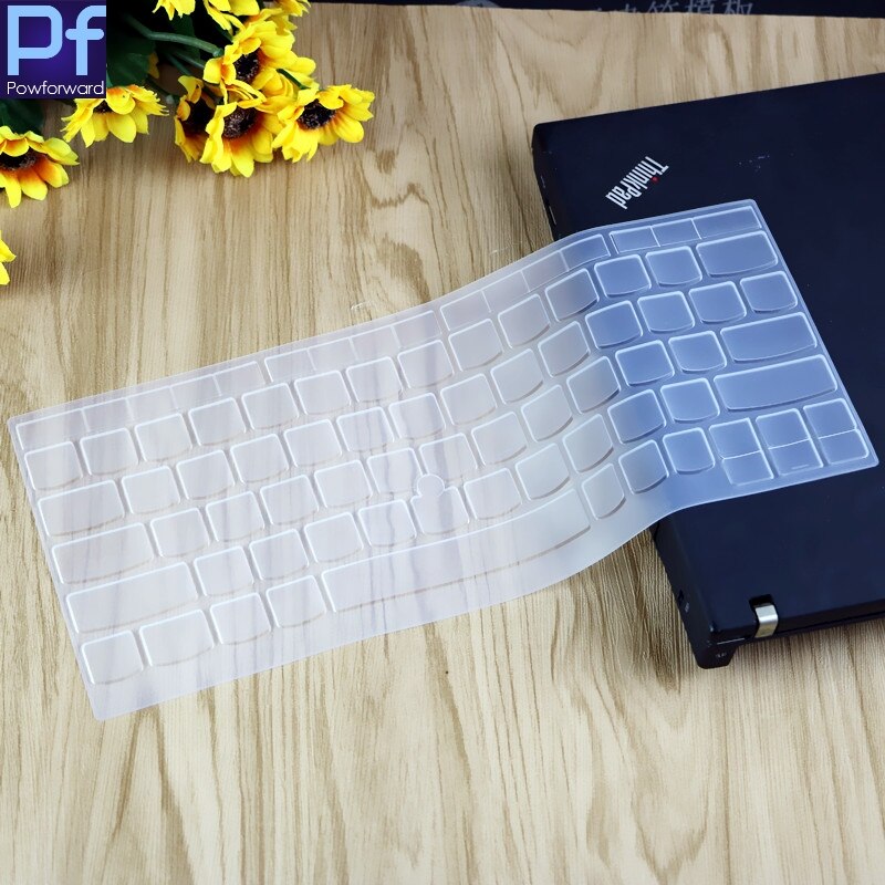 Silicone Keyboard Cover for Lenovo ThinkPad X380 Yoga/X390 - Ultra-thin, Waterproof, Dustproof: Transparent