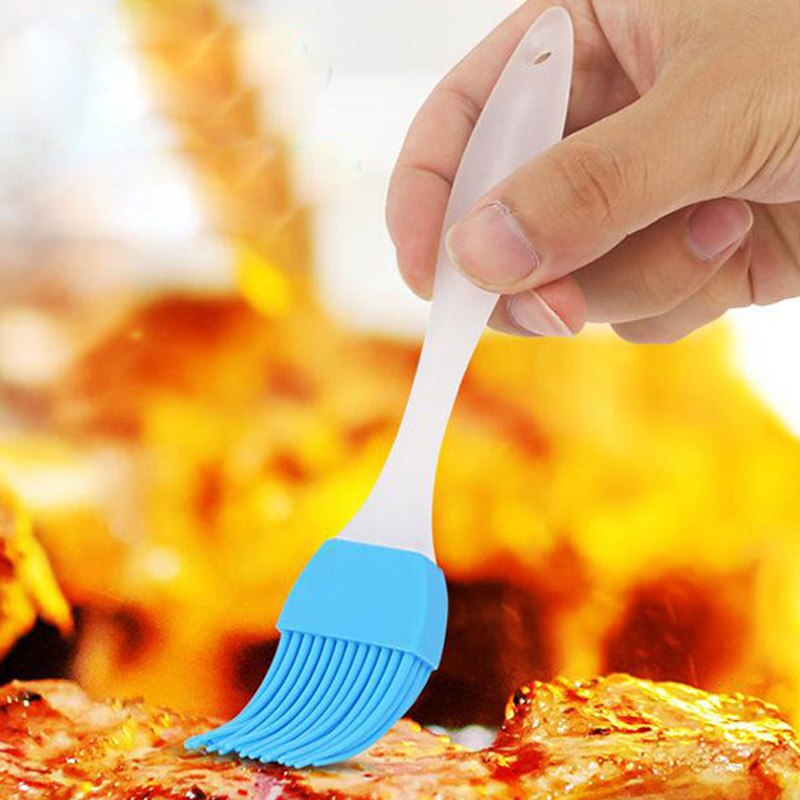 5 pièces/lot Silicone BBQ badigeonner brosse Barbecue brosses haute température Barbecue brosse outils pâtisserie huile brosses pour gâteau GCF022