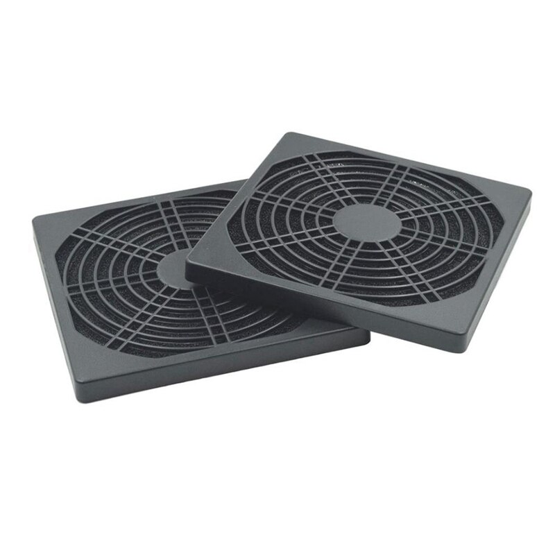 10 Uds a prueba de polvo 120mm ventilador con cubierta de polvo filtro Protector parrilla cubierta protectora para PC calcular limpieza cubierta del ventilador 120mm: Default Title