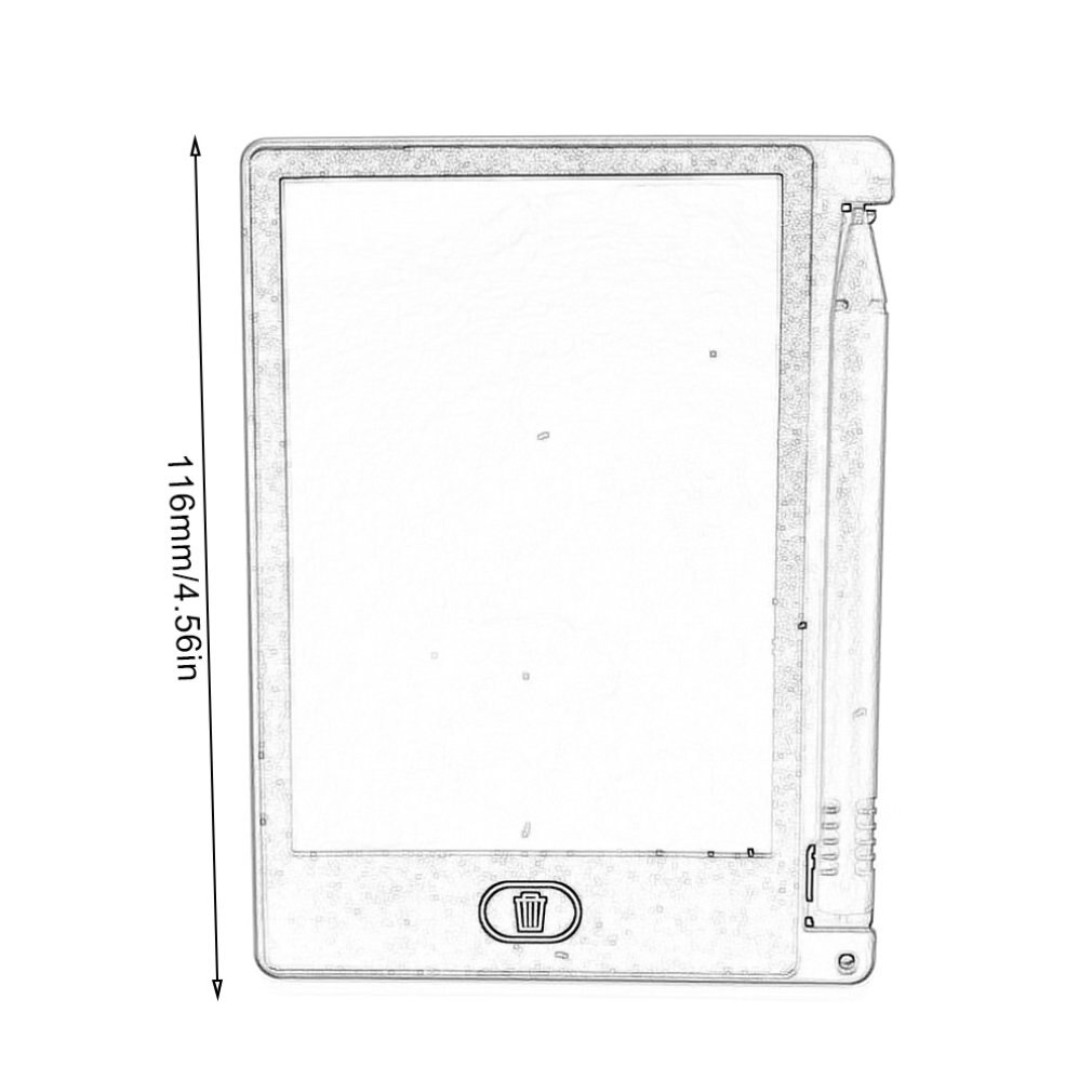 4.4 inch LCD tablet digital drawing tablet handwriting pads portable electronic tablet ultra-thin writing board with pen