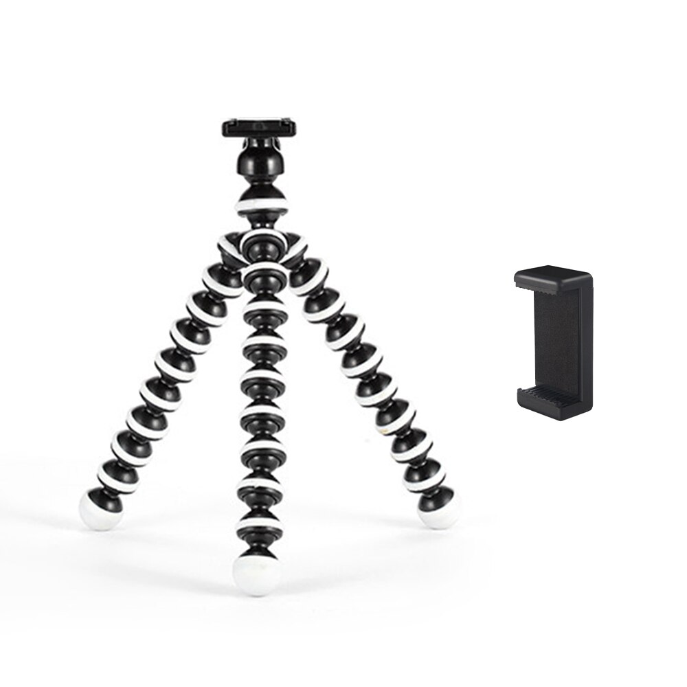 Mini Octopus Tripod Holder Universal Smartphone Sports Camera Stand With Clip Mobile Phone Tripod Gorillapod For iPhone Huawei: tripod add E clip