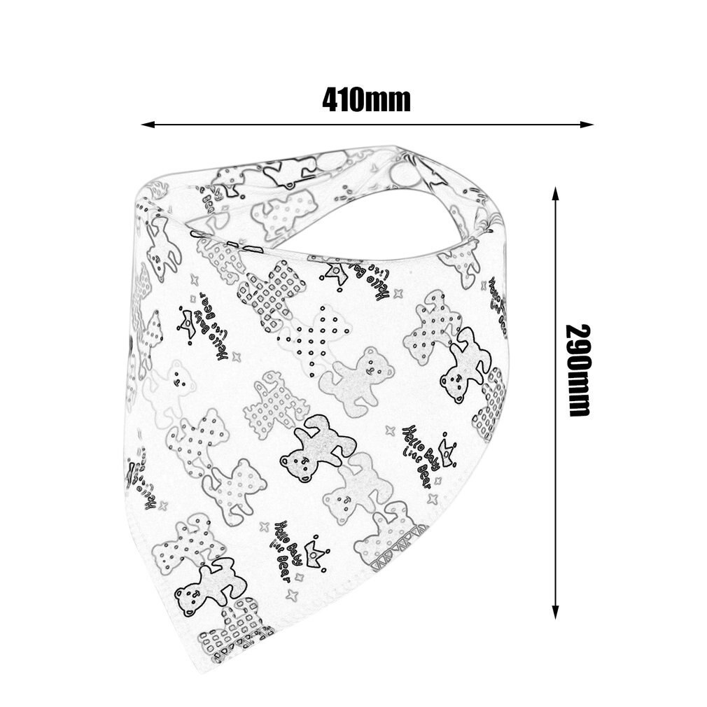 insular Praktische Baby Sabbern Dreieck Lätzchen Doppel Seiten Organische Weiche Baumwolle Mit Druckknöpfen Für Zahnen sabbern Fütterung unisex Baby